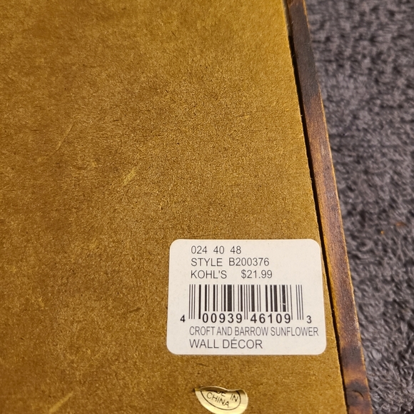 Croft and Barrow Sunflower Wall Decor - 2 - Picture 16 of 16